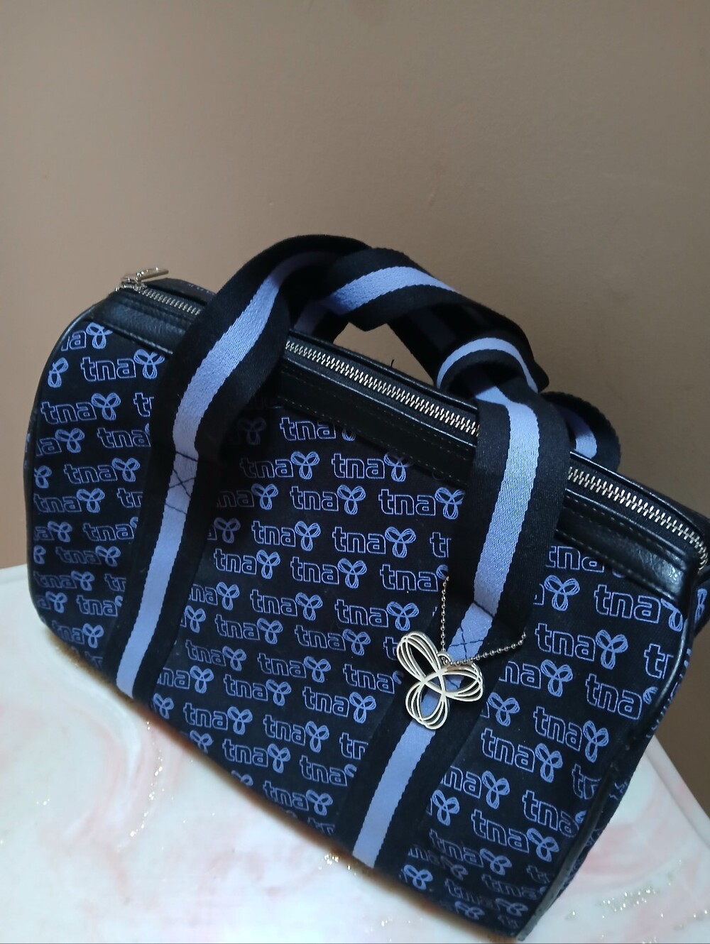 TNA Aritzia Monogram Duffle Bag Y2K